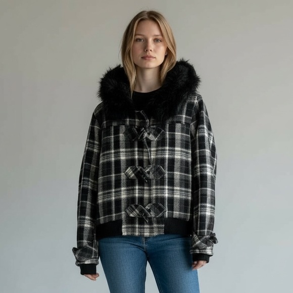 Forever 21 Plaid Jacket